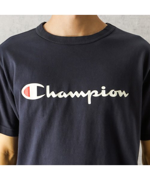 MAC HOUSE(men)(マックハウス（メンズ）)/Champion チャンピオン スクリプトロゴプリントTシャツ C3－P302_22SS/img09