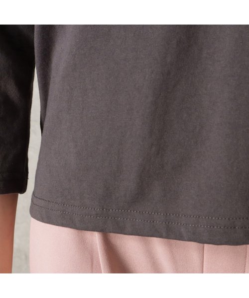 MAC HOUSE(women)(マックハウス（レディース）)/T－GRAPHICS ティーグラフィックス 7分袖丈バックプリントTシャツ F98276NM/img05
