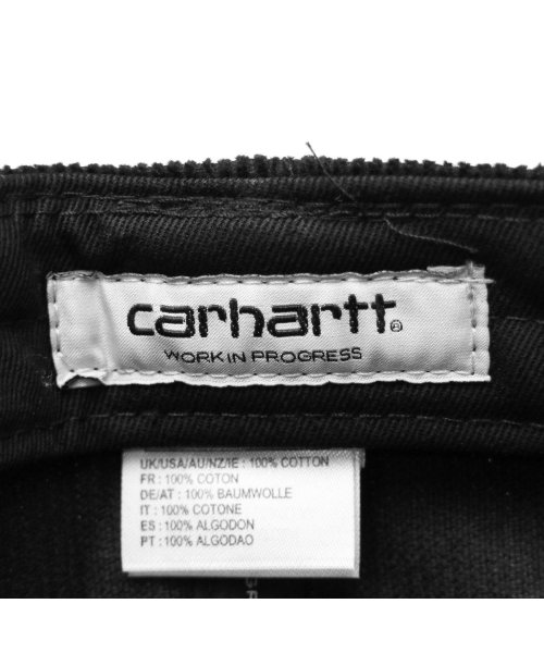 Carhartt WIP(カーハートダブルアイピー)/カーハート キャップ Carhartt WIP HARLEM CAP 帽子 コットン コーデュロイ ベースボールキャップ ロゴ サイズ調整 I028955/img14