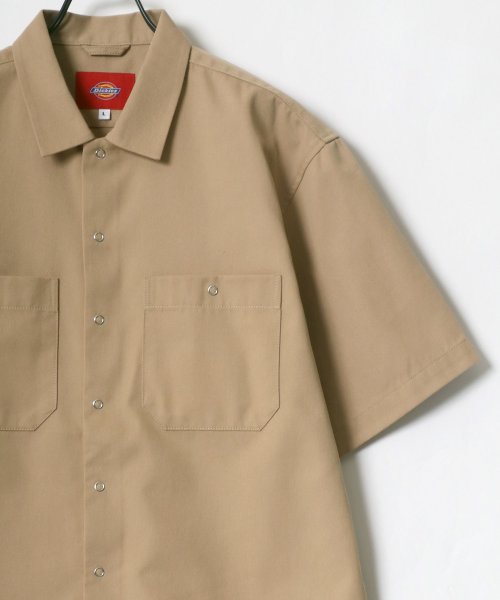 LAZAR(ラザル)/【Lazar】Dickies/ディッキーズ 【別注】 T/Cツイル オーバーサイズ ワークシャツ/CPOシャツ/シャツジャケット/img64