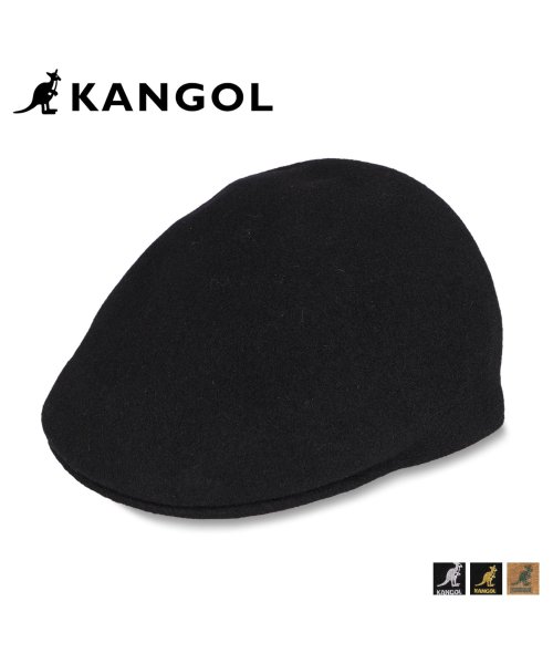 KANGOL(KANGOL)/カンゴール KANGOL ハンチング 帽子 ベレー帽 メンズ レディース SEAMLESS WOOL 507 ブラック ブラウン 黒 107－169002/img02