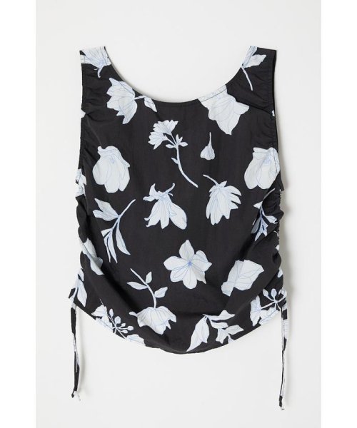 moussy(マウジー)/FLOWER PRINT DRAWSTRING トップス/img04