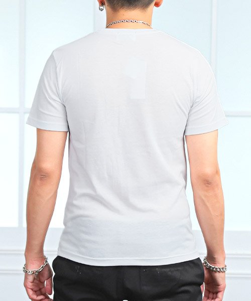LUXSTYLE(ラグスタイル)/無地ポケット付きクルーネック半袖Tシャツ/Tシャツ メンズ 半袖 レディース ポケット 無地 ポケT/img01