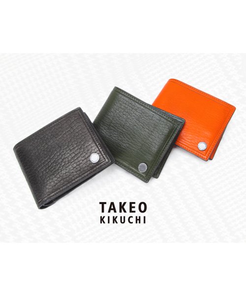 TAKEO KIKUCHI(タケオキクチ)/タケオキクチ 財布 二つ折り財布 メンズ ブランド レザー 本革 TAKEO KIKUCHI 730615/img02