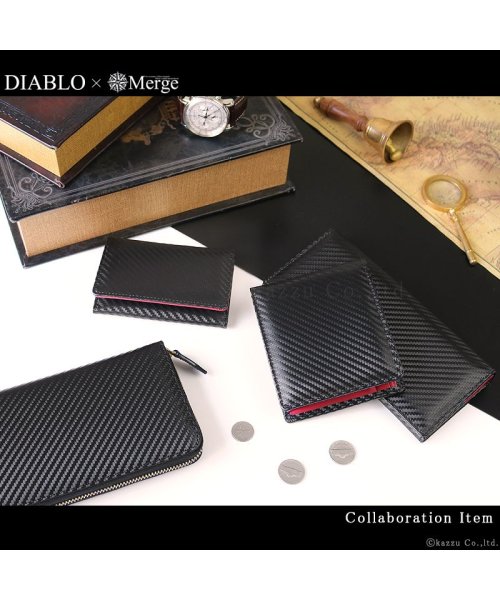 DIABLO(ディアブロ)/折り財布 メンズ 二つ折り カーボン 紳士 財布 革 レザー プレゼント ギフト DIABLO Merge ディアブロ×マージ MGD－1898/img03