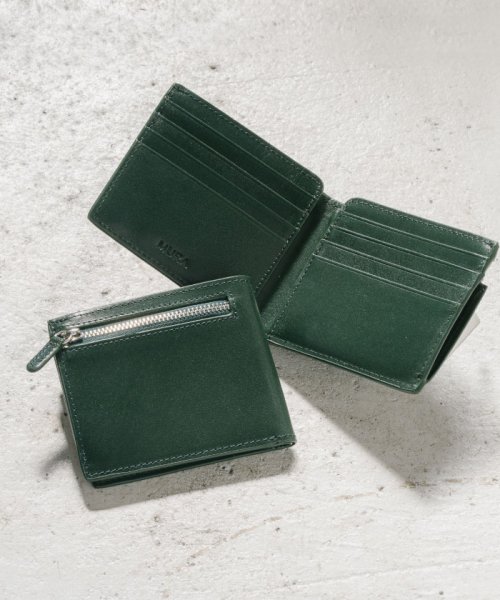MURA(ムラ)/MURA 財布 メンズ 二つ折り 薄型 スキミング防止 イタリアンレザー ブライドルレザー/img25