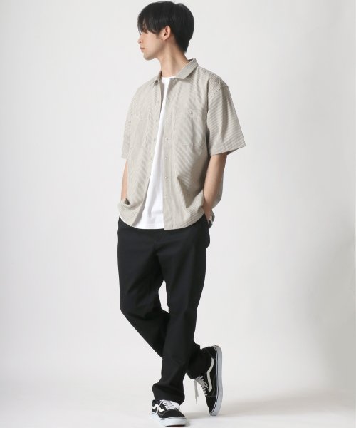 LAZAR(ラザル)/【Lazar】Dickies/ディッキーズ 【別注】 T/Cツイル オーバーサイズ ワークシャツ/CPOシャツ/シャツジャケット/img40