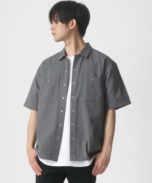 LAZAR(ラザル)/【Lazar】Dickies/ディッキーズ 【別注】 T/Cツイル オーバーサイズ ワークシャツ/CPOシャツ/シャツジャケット/img46