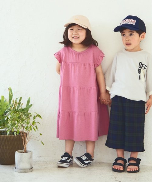 ikka kids(イッカ　キッズ)/【冷感】ティアードワンピース（120〜160cm）/img13