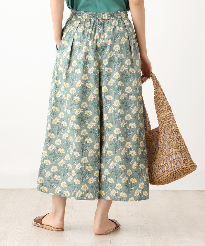 試着のみ】トゥモローランド BACCA リバティプリント ギャザーワイド