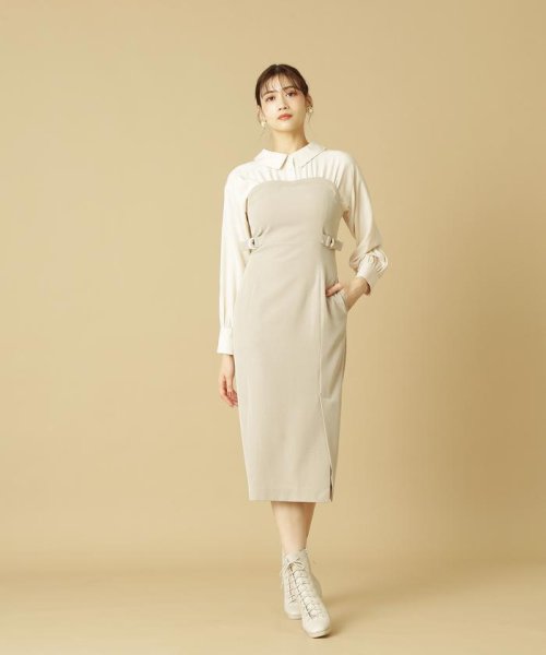 JILL by JILL STUART(ジル バイ ジル スチュアート)/シャツドッキングタイトワンピース/img31