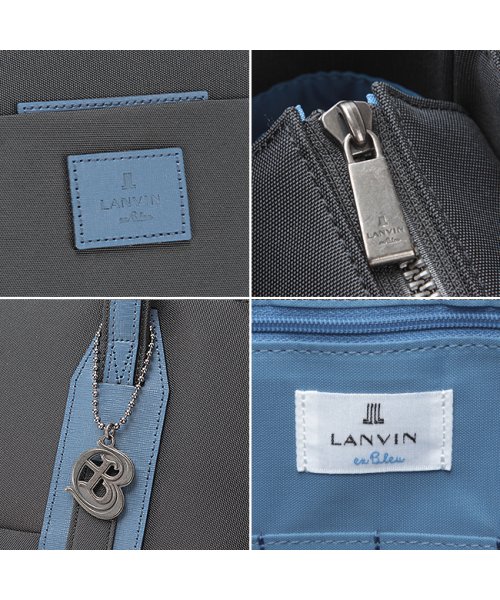 LANVIN(ランバン)/ランバンオンブルー トートバッグ メンズ レディース 軽量 大容量 撥水 日本製 薄型 スリム ファスナー付き LANVIN en Bleu 588711/img15