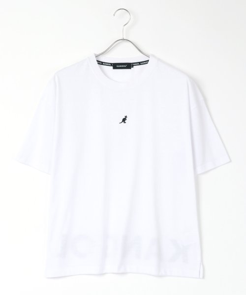 LAZAR(ラザル)/【Lazar】KANGOL/カンゴール オーバーサイズ ロゴ 刺繍 バックプリント Tシャツ/img25