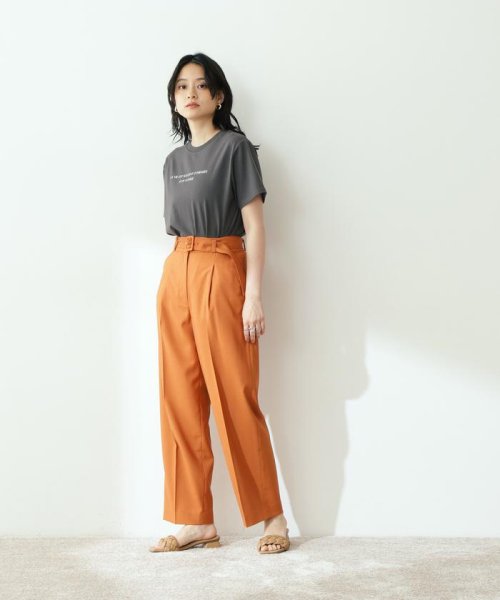 N Natural Beauty Basic(エヌナチュラルビューティベーシック)/クルミベルト付ストレートパンツ《S Size Line》/img21