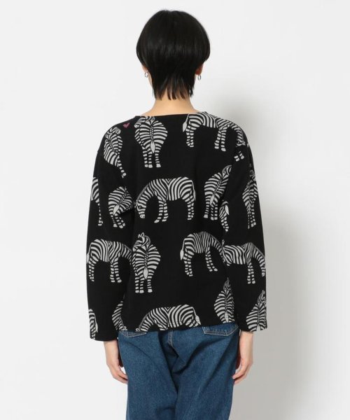 BEAVER(ビーバー)/BOHEMIANS/ボヘミアンズ　LOVE ZEBRA SWEAT BOAT NECK L/S TEE/img02