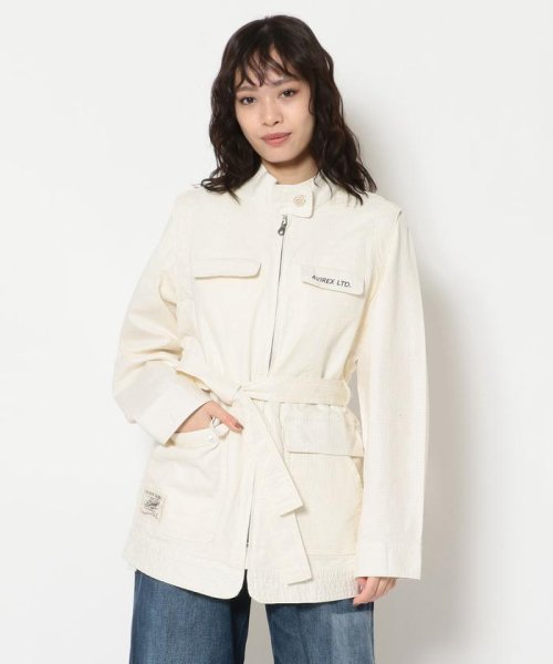 AVIREX(AVIREX)/コットンヘンプ リップストップ ２ウェイジャケット/ COTTON HEMP RIPSTOP 2WAY JACKET/img01