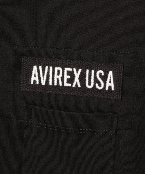 AVIREX(AVIREX)/Vネックファテーグ ロングスリーブティーシャツ/  V－NECK FATIGUE T－SHIRT/img01