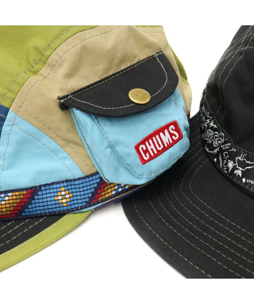 CHUMS(チャムス)/【日本正規品】チャムス キャップ CHUMS フェスキャップ Fes Cap 帽子 アウトドア フェス キャンプ ロゴ 刺繍 ポケット付き CH05－1284/img16