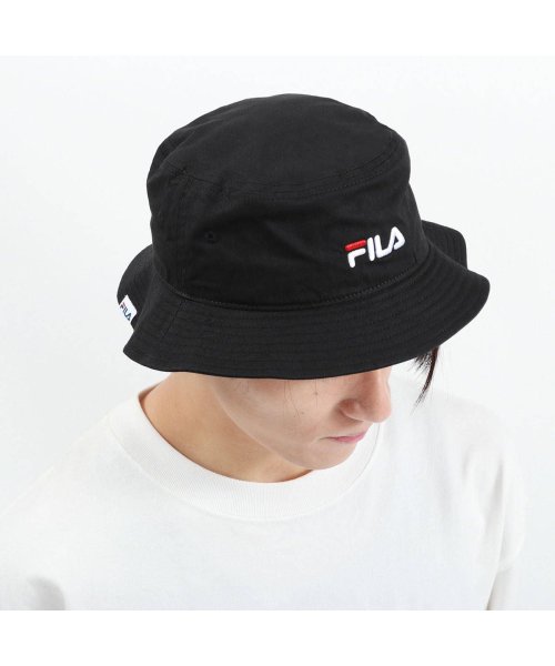 FILA(フィラ)/フィラ バケットハット FILA FLS OC.TWILL BUCKET 帽子 バケハ コットン UVカット つば広 洗える 吸汗速乾 117－113702/img01