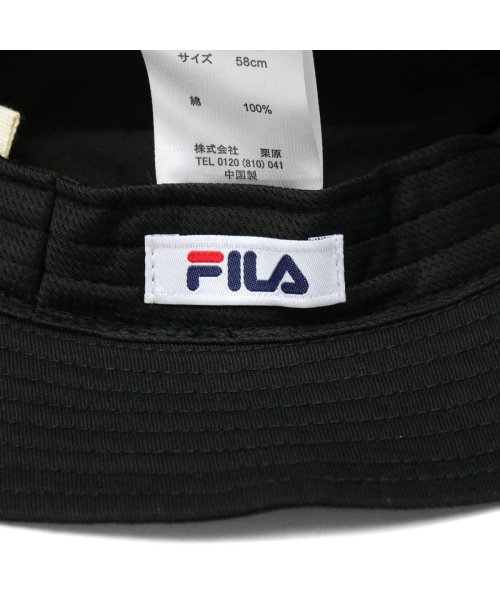 FILA(フィラ)/フィラ バケットハット FILA FLS OC.TWILL BUCKET 帽子 バケハ コットン UVカット つば広 洗える 吸汗速乾 117－113702/img12