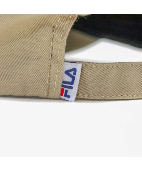 FILA(フィラ)/フィラ キャップ FILA FLS OC.TWILL 6PCAP 帽子 コットン 綿 UVカット 吸水速乾 洗濯機洗い可能 サイズ調整 117－113701/img13