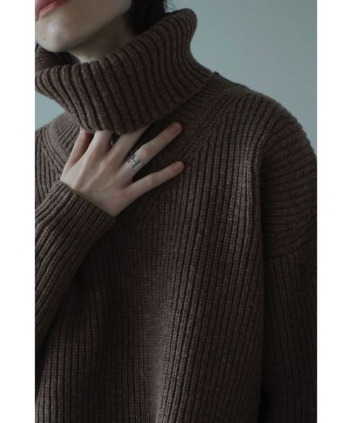 CLANE(クラネ)/2WAY NECK WARMER KNIT TOPS/img19