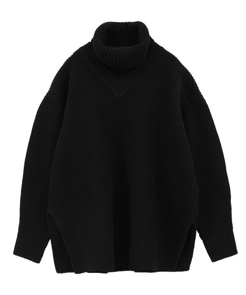 CLANE(クラネ)/2WAY NECK WARMER KNIT TOPS/img30