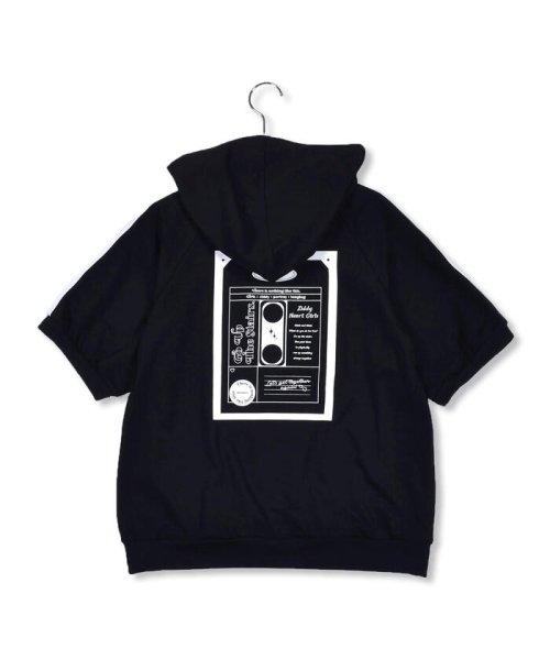 ZIDDY(ジディー)/カンガルーポケット ロゴ フード 付き Tシャツ (130~160cm)/img05