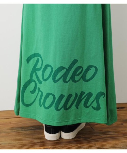 RODEO CROWNS WIDE BOWL(ロデオクラウンズワイドボウル)/ヴィンテージライク ロゴカットスカート/img12