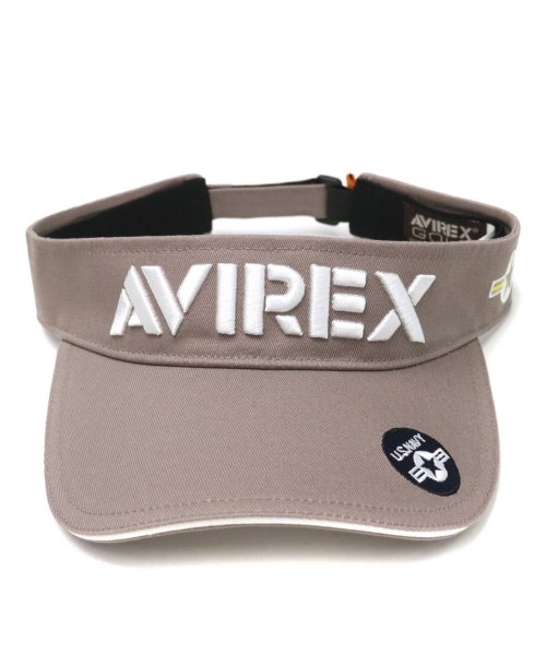 AVIREX GOLF(アヴィレックス ゴルフ)/アヴィレックスゴルフ サンバイザー AVIREX GOLF 帽子 バイザーキャップ ベーシックVISOR ゴルフ  抗菌 防臭 速乾 AVXBB1ー37C/img17