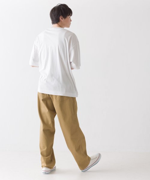 OMNES(オムネス)/【OMNES】ユニセックス 汗じみ防止UV ポケット付き半袖ビッグTシャツ/img04