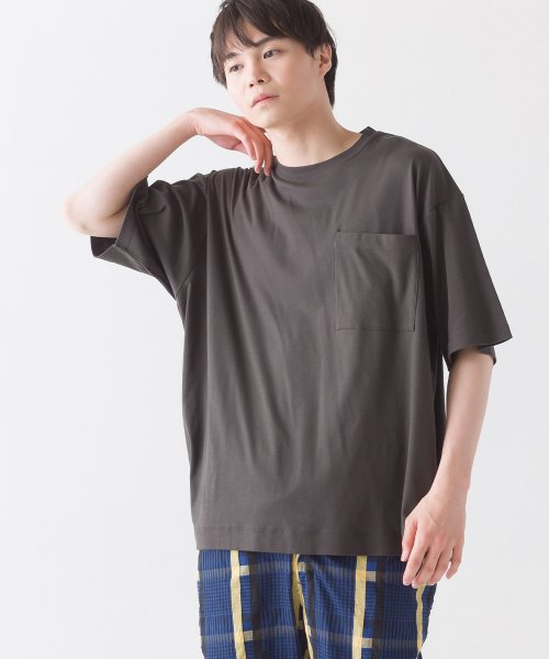 OMNES(オムネス)/【OMNES】ユニセックス 汗じみ防止UV ポケット付き半袖ビッグTシャツ/img09