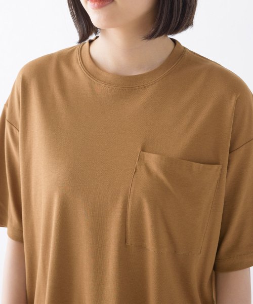 OMNES(オムネス)/【OMNES】ユニセックス 汗じみ防止UV ポケット付き半袖ビッグTシャツ/img25