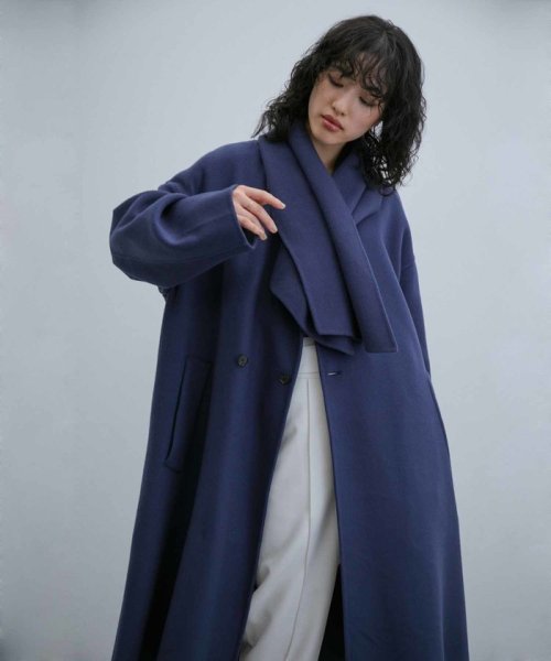 ADAM ET ROPE'(アダム　エ　ロペ)/【BISHU FABRIC】NISHIKAWA Super120 セミダブルコート/ダブルフェイス/UNISEX/img05