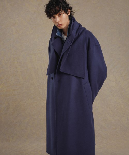 ADAM ET ROPE'(アダム　エ　ロペ)/【BISHU FABRIC】NISHIKAWA Super120 セミダブルコート/ダブルフェイス/UNISEX/img17