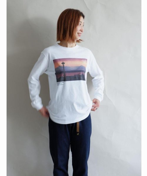 MANASTASH(マナスタッシュ)/MANASTASH/マナスタッシュ　W's PHOTO L/S TEE 'SUNSET'　ウィメンズ　フォトロンＴ　サンセット/img02