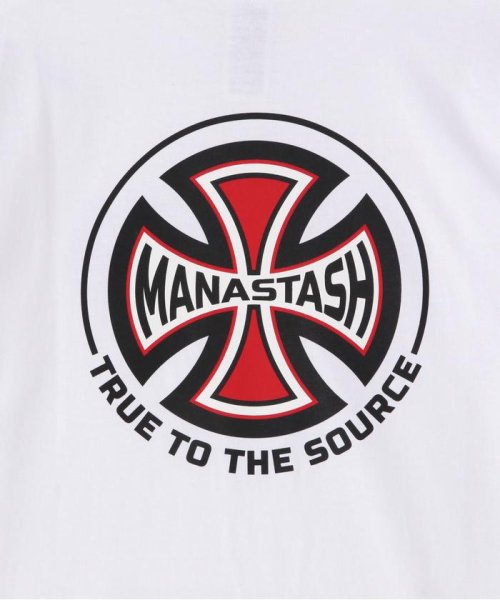 MANASTASH(マナスタッシュ)/直営店限定　MANASTASH/マナスタッシュ　BAR CROSS TEE バークロスティー　Tシャツ/img17