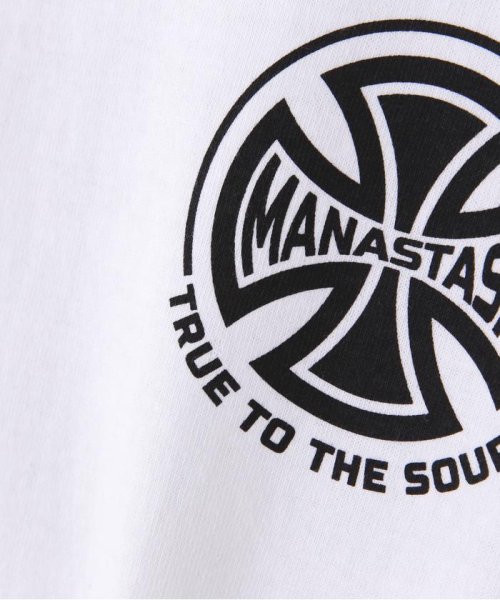 MANASTASH(マナスタッシュ)/直営店限定　MANASTASH/マナスタッシュ　BAR CROSS TEE バークロスティー　Tシャツ/img18