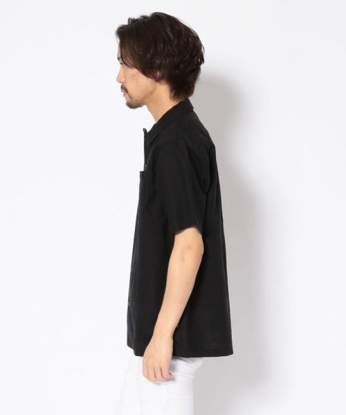 MANASTASH(マナスタッシュ)/MANASTASH/マナスタッシュ HEMP OPENCOLLAR SHIRT 綿麻半袖シャツ/img01