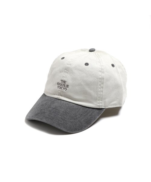 MAISON mou(メゾンムー)/【THE CHARLIE TOKYO/ザチャーリートーキョー】2tone logo twill low cap 2 2トーンロゴツイルローキャップ/img07