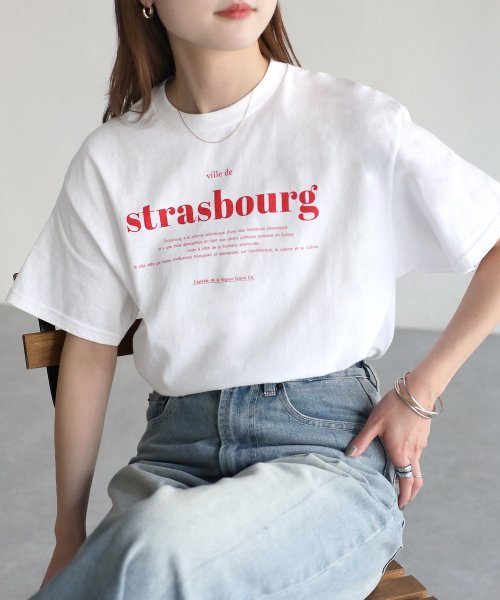 Riberry(リベリー)/【GILDAN】 strasbourgプリントTシャツ/img25