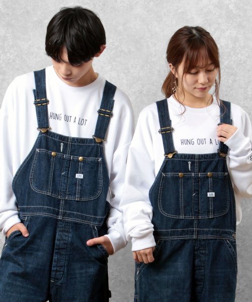 Lee(Lee)/【LEE/リー】OVERALL オーバーオール/Dungarees denim/ライトインディゴブルー/ヒッコリー/img07