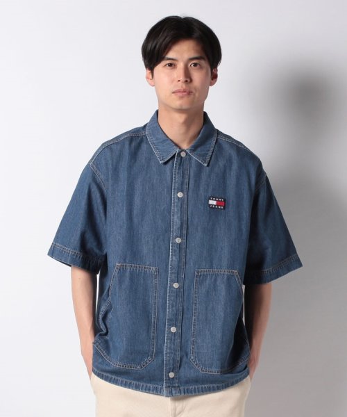 TOMMY JEANS(トミージーンズ)/TJU DENIM WORKER SS OVERSHIRT/img07
