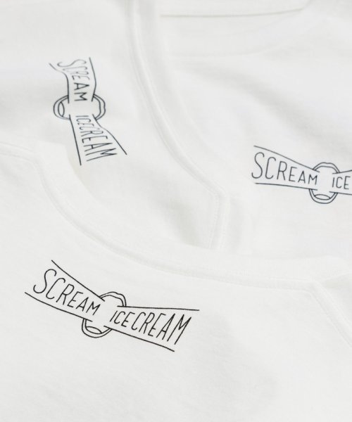 サロン　アダム　エ　ロペ(サロン　アダム　エ　ロペ)/【SCREAM ICE CREAM for SALON】アイスプリントTシャツ/img18