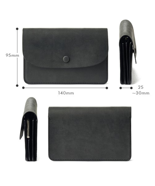 SLOW(スロウ)/SLOW スロウ 財布 二つ折り財布 薄い 薄型 本革 レザー イングラサット ミドルウォレット メンズ レディース ingrasat so748i/img03
