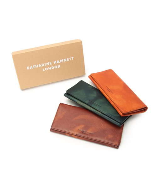 キャサリンハムネット 財布 長財布 本革 メンズ レディース KATHARINE HAMNETT 490－59203 KATHARINE