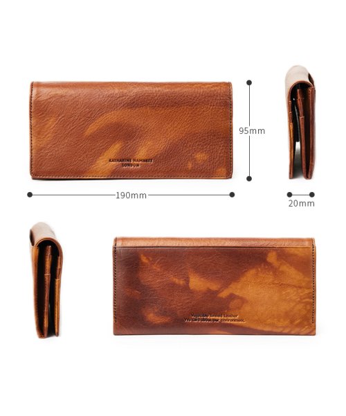 キャサリンハムネット 財布 長財布 本革 メンズ レディース KATHARINE HAMNETT 490－59203 KATHARINE
