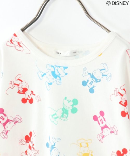 ikka kids(イッカ　キッズ)/【キッズ】 Disney ディズニー ミッキーマウスTシャツ（120〜160cm）/img03