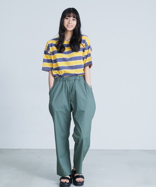 JEANS MATE(ジーンズメイト)/【OUTDOORPRODUCTS】マルチボーダー　ビッグシルエットTシャツ/img47