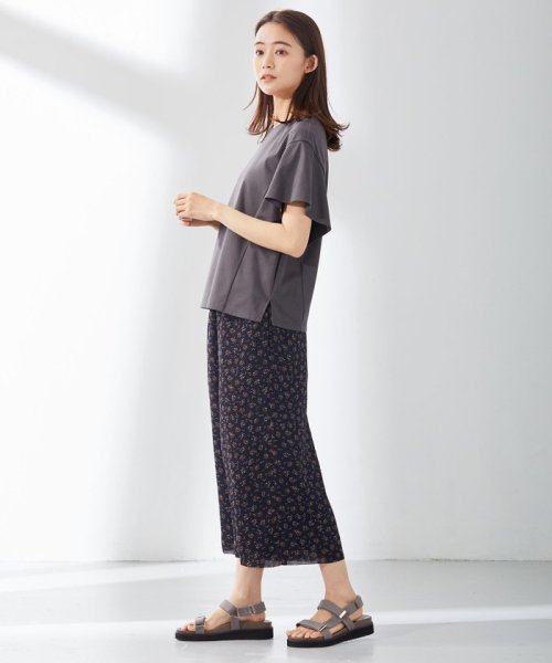 J.PRESS LADIES(J．プレス　レディス)/【WEB限定・UVケア・接触冷感】コンパクトコットンスムース フレアースリーブ カットソー/img04